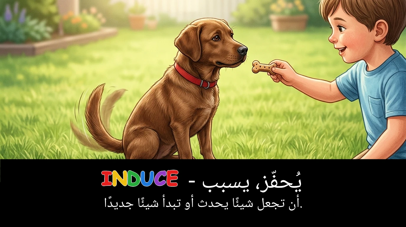 Arabic Illustration for induce